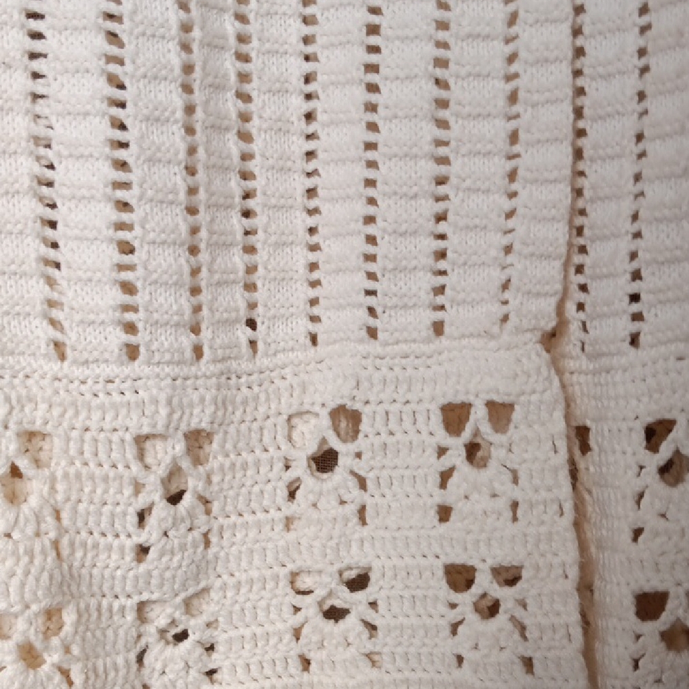 Cream Open-Knit Sweater - Picture 12 of 13